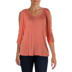 Orange Off-Shoulder Top