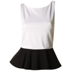Peplum Knit Casual Top