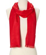 Red Cashmere Scarf