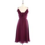 Berry Silk Couplet Dress