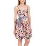 Blush Daisy Tie-Waist Sleeveless Dress – Juniors