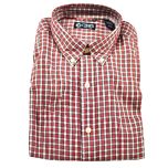 Men's Red & White Checkered Shirt 