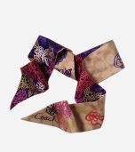 Daisy Signature Applique Pony Tail Scarf