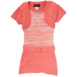 Coral Belted Sweater Dress - Infant & Girls 