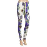 Purple Floral Leggings
