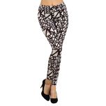 Ivory & Black Scaffold Leggings
