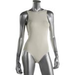 Ivory Sleeveless Deep-V Bodysuit
