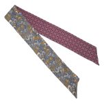 Two-Sided Alexys Silk Ponytail Scarf 