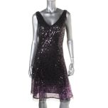 Black Sequins Dress 