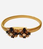 Dark Blue Sapphire and Gold Bracelet