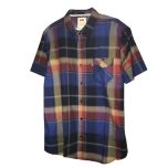 Men's Multicolor Plaid Short Sleeve Shirt 