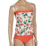 Coral Rose Blouson One-Piece Swimsuit