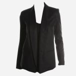 Black Linen Blazer