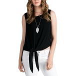 Black Lace-Accent Top