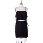 Black Spaghetti Straps Dress