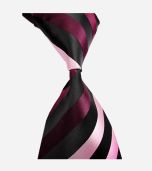 black stripes jacquard woven men's tie-01.jpg