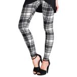 Black & Ivory Plaid Leggings