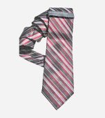 burgundy & charcoal gray silk men's tie-01.jpg