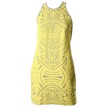 Yellow Sleeveless Casual Dress