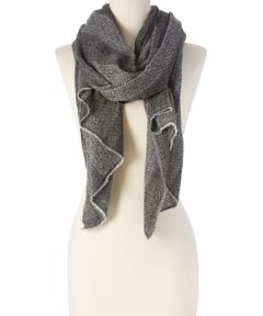 Dark Gray Cashmere Scarf