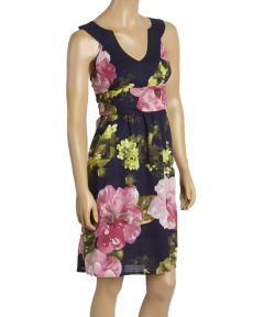 Peony Floral Yoke Dress