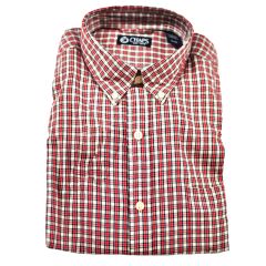 Men's Red & White Checkered Shirt 