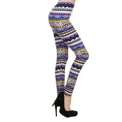 Royal & Navy Geo Leggings