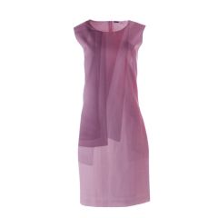 Pink  Graphic Print Dress
