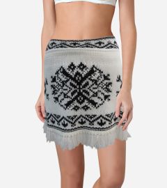 Tassel Knit Skirt