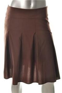 Brown A-line Skirt