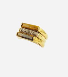 Pave Bar Stack Ring