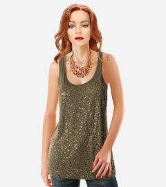 Razerbacks Sequins Tank Top