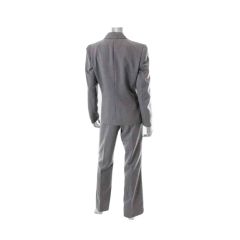 Grey Two Piece Pants Suit