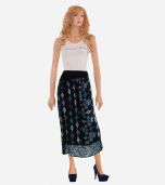 Juniors Black A-line Skirt