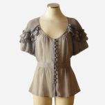 Chiffon Ruffled Blouse