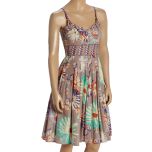 Lavender Floral Surplice Dress