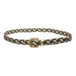 Women's 1" Braided Woven Non Leather Belt