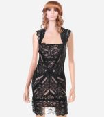 Black Lace Cocktail Dress