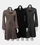 Cowl Neck Sweater Dress