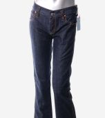 Bootcut Low-Rise Indigo Jeans