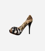 Python Snake Skin Heels Shoe