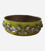 Enameled Bangle Bracelet