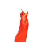 Formal Papaya Orange Dress