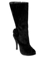 High Heel Mid Calf Boots