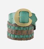 Dual Color Ladder Weave Belt