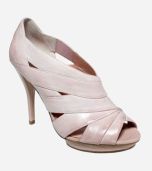 Xema Strappy Cutout Peep Toe Heels Shoe