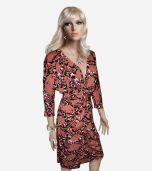 Red Knot Jersey Dress