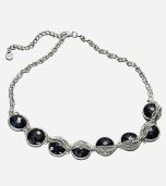 Vera Black Beaded Chunky Necklace