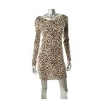 Brown Leopard Print Dress