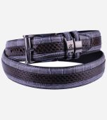 Snake Skins Mens Leather Belt